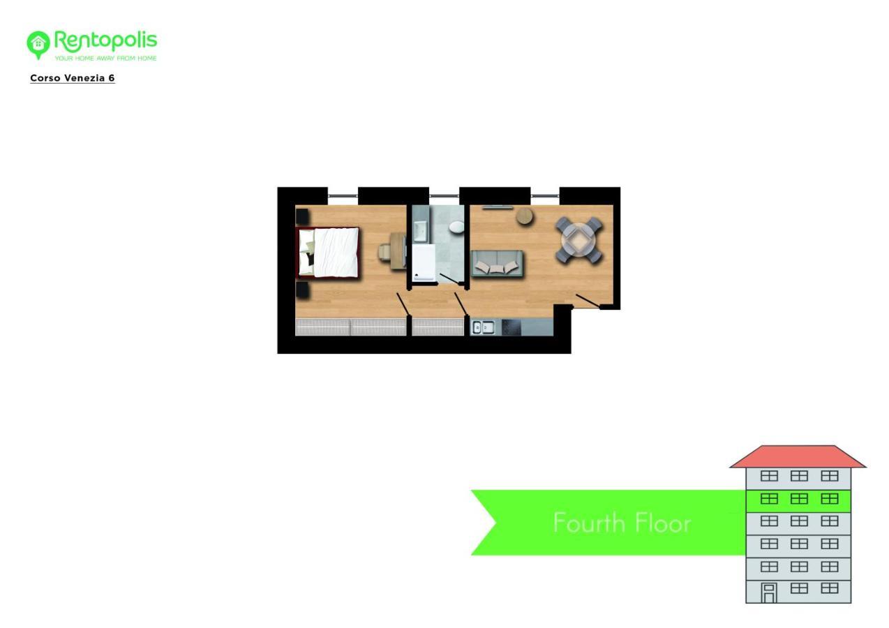 Elegant Apartment Near Brera Area Milano Ngoại thất bức ảnh